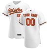 Delightful Baltimore Orioles Custom Men's Nike White Home 2020 Authentic Player MLB Jersey