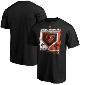 Delightful Baltimore Orioles Majestic 2019 Spring Training Base On Ball T Shirt Black