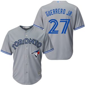 Delightful Blue Jays #27 Vladimir Guerrero Jr. Grey Cool Base Stitched Youth MLB Jersey Be among the first buyers Order now to enjoy top notch quality