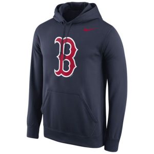 Delightful Boston Red Sox Nike Logo Performance Pullover Navy MLB Hoodie