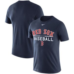 Delightful Boston Red Sox Nike Practice Performance T Shirt Navy