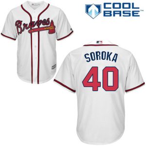 Delightful Braves #40 Mike Soroka White New Cool Base Stitched Youth Youth MLB Jersey Hurry Exclusive offer Place your order immediately for a great jersey
