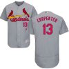 Delightful Cardinals #13 Matt Carpenter Grey Flexbase Authentic Collection Stitched MLB Jersey