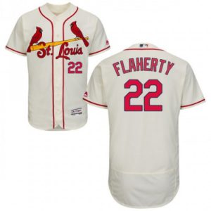 Delightful Cardinals #22 Jack Flaherty Cream Flexbase Authentic Collection Stitched MLB Jersey