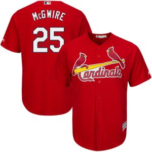 Delightful Cardinals #25 Mark McGwire Red Cool Base Stitched Youth MLB Jersey Sports enthusiasts seize this opportunity Order now to feel the game excitement