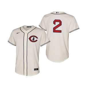 Delightful Chicago Cubs #2 Nico Hoerner Youth 2022 Field of Dreams MLB Game Jersey   Cream With high demand Don't miss out Order now to wear your team colors