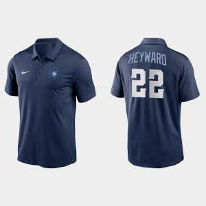 Delightful Chicago Cubs #22 Jason Heyward Men's Nike 2021 City Connect Polo   Navy Limited stock Order now to show your love for your team