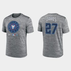 Delightful Chicago Cubs #27 Zach Davies Men's Nike 2021 City Connect T Shirt   Grey Retailers boost your inventory Order now to meet customer demand