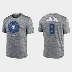 Delightful Chicago Cubs #8 Andre Dawson Men's Nike 2021 City Connect T Shirt   Grey Retailers boost your inventory Order now to meet customer demand