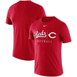 Delightful Cincinnati Reds Nike MLB Practice T Shirt Red
