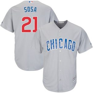 Delightful Cubs #21 Sammy Sosa Grey Road Stitched Youth MLB Jersey For a short time available Grab yours quickly to own a team jersey
