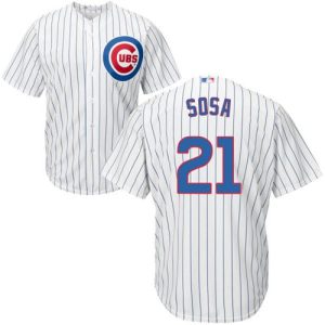 Delightful Cubs #21 Sammy Sosa White Home Stitched Youth MLB Jersey Retailers boost your inventory Order now to meet customer demand