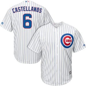 Delightful Cubs #6 Nicholas Castellanos White Home Stitched Youth MLB Jersey Retailers boost your inventory Order now to meet customer demand