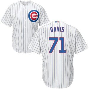 Delightful Cubs #71 Wade Davis White(Blue Strip) Cool Base Stitched Youth MLB Jersey For a short time available Grab yours quickly to own a team jersey