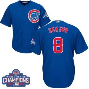 Delightful Cubs #8 Andre Dawson Blue Alternate 2016 World Series Champions Stitched Youth MLB Jersey Sports fans this is your chance Order soon to be part of the action