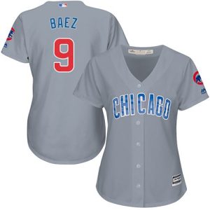 Delightful Cubs #9 Javier Baez Grey Road Women's Stitched MLB Jersey Be among the first buyers Order now to enjoy top notch quality