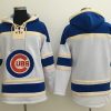 Delightful Cubs Blank White Sawyer Hooded Sweatshirt MLB Hoodie