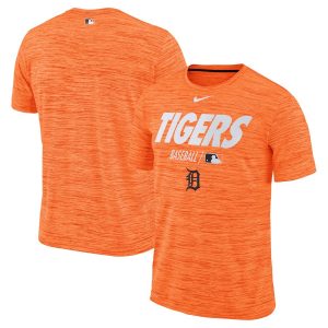 Delightful Detroit Tigers Nike Authentic Collection Velocity Team Issue Performance T Shirt Orange