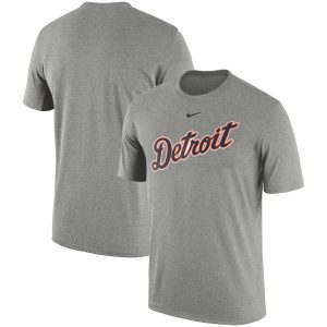 Delightful Detroit Tigers Nike Batting Practice Logo Legend Performance T Shirt Gray