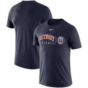 Delightful Detroit Tigers Nike MLB Team Logo Practice T Shirt Navy
