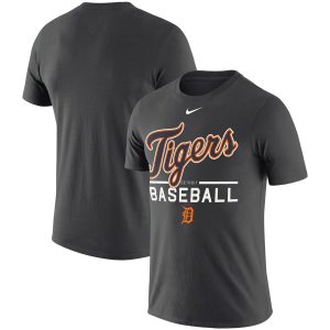 Delightful Detroit Tigers Nike Practice Performance T Shirt Anthracite