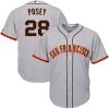 Delightful Giants #28 Buster Posey Grey Stitched Youth MLB Jersey With high demand Don't miss out Order now to wear your team colors
