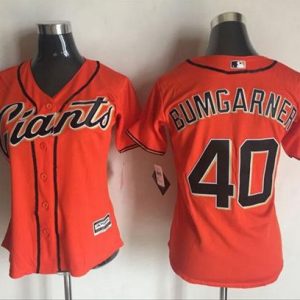 Delightful Giants #40 Madison Bumgarner Orange Women's Alternate Stitched MLB Jersey For a short time available Grab yours quickly to own a team jersey