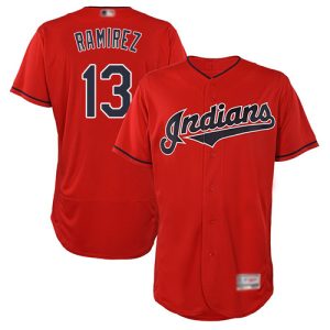 Delightful Guardians #13 Hanley Ramirez Red Flexbase Authentic Collection Stitched MLB Jersey