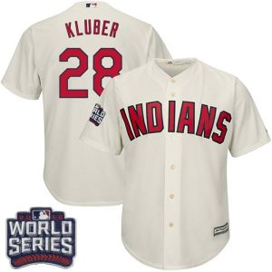 Delightful Guardians #28 Corey Kluber Cream Alternate 2016 World Series Bound Stitched Youth MLB Jersey Retailers boost your inventory Order now to meet customer demand