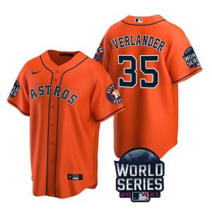 Delightful Houston Astros #35 Justin Verlander Youth Nike 150th Anniversary 2021 World Series Authentic MLB Jersey   Orange Sports enthusiasts seize this opportunity Order now to feel the game excitement