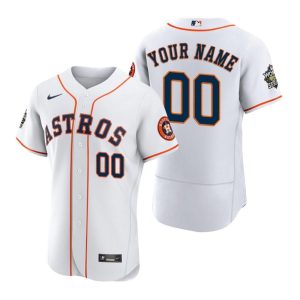 Delightful Houston Astros Active Player Custom White 2022 World Series Flex Base Stitched Men's Nike MLB Jersey