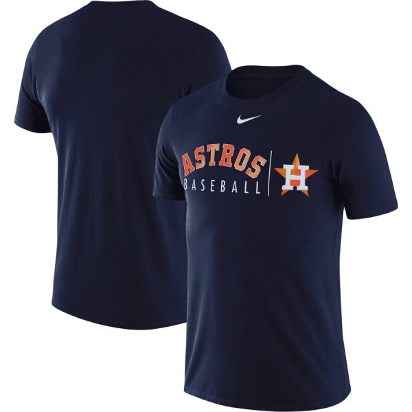 Delightful Houston Astros Nike MLB Practice T Shirt Navy