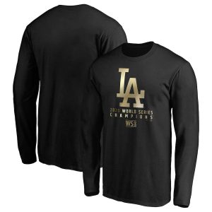 Delightful Los Angeles Dodgers 2020 World Series Champions Parade Long Sleeve T Shirt Black Retailers boost your inventory Order now to meet customer demand