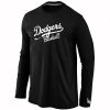 Delightful Los Angeles Dodgers Long Sleeve MLB T Shirt Black