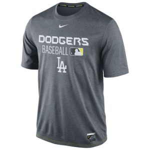Delightful Los Angeles Dodgers Nike Legend Team Issue Performance T Shirt Charcoal