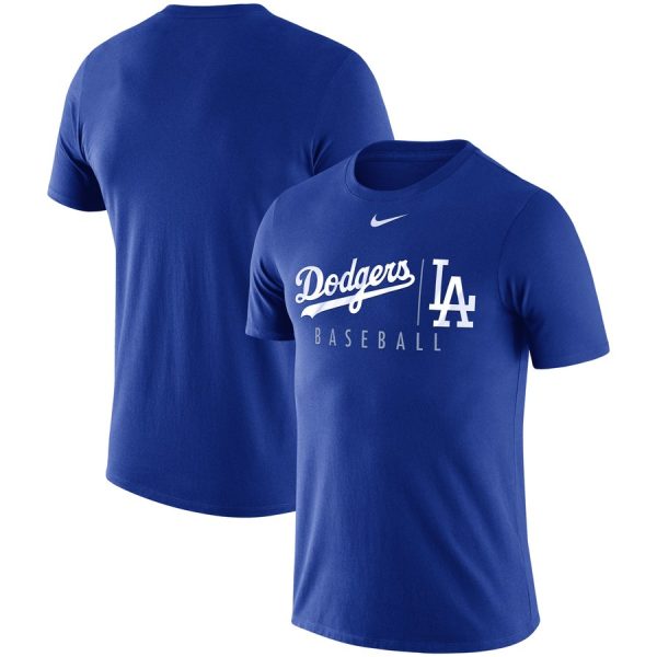 Delightful Los Angeles Dodgers Nike MLB Practice T Shirt Royal