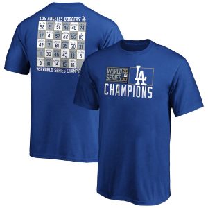 Delightful Los Angeles Dodgers Youth 2020 World Series Champions Jersey Roster T Shirt Royal Limited stock Order now to show your love for your team