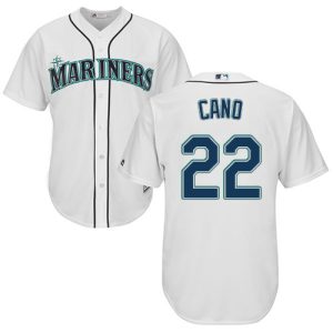 Delightful Mariners #22 Robinson Cano White Cool Base Stitched Youth MLB Jersey Retailers boost your inventory Order now to meet customer demand