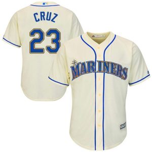 Delightful Mariners #23 Nelson Cruz Cream Cool Base Stitched Youth MLB Jersey Collectors this is a must have Add it to your collection by ordering