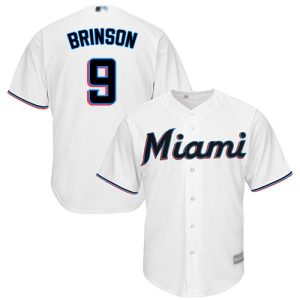 Delightful Marlins #9 Lewis Brinson White Cool Base Stitched Youth MLB Jersey Sports fans this is your chance Order soon to be part of the action