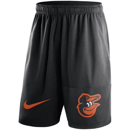 Delightful Men's Baltimore Orioles Nike Black Dry Fly Shorts