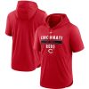 Delightful Men's Cincinnati Reds Nike Red Home Team Short Sleeve Hoodie Top.webp Collectors this is a must have Add it to your collection by ordering