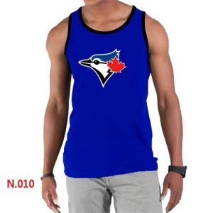 Delightful Men's Nike Toronto Blue Jays Sideline Legend Authentic Logo Tank Top Blue
