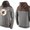 Delightful Men's San Diego Padres Nike Gray Cooperstown Collection Hybrid Pullover Hoodie