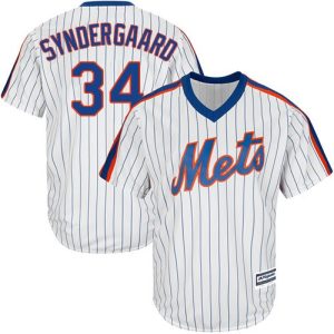 Delightful Mets #34 Noah Syndergaard White(Blue Strip) Alternate Cool Base Stitched Youth MLB Jersey Be among the first buyers Order now to enjoy top notch quality
