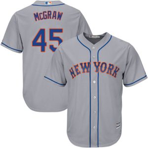 Delightful Mets #45 Tug McGraw Grey Cool Base Stitched Youth MLB Jersey Collectors this is a must have Add it to your collection by ordering