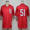 Delightful Mitchell And Ness 1985 Cardinals #51 Willie McGee Red Stitched MLB Jersey
