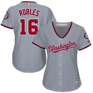 Delightful Nationals #16 Victor Robles Grey Road Women's Stitched MLB Jersey Retailers boost your inventory Order now to meet customer demand