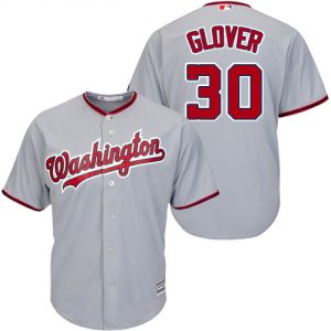 Delightful Nationals #30 Koda Glover Grey New Cool Base Stitched Youth MLB Jersey For a short time available Grab yours quickly to own a team jersey