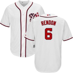 Delightful Nationals #6 Anthony Rendon White New Cool Base Stitched MLB Jersey